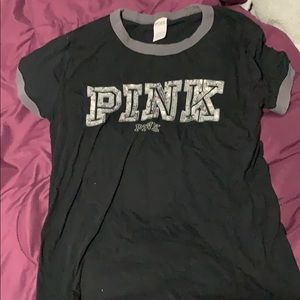 Black pink shirt